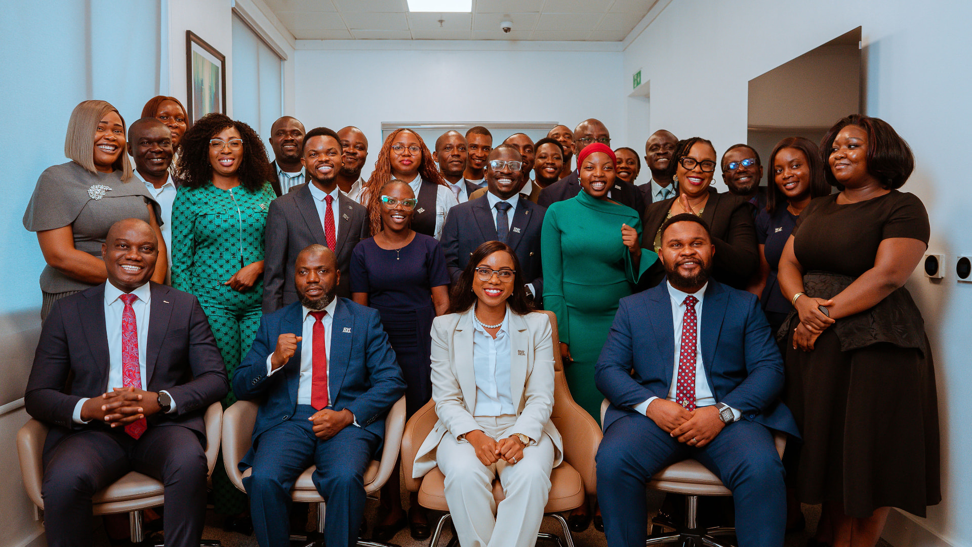 The full MEA Energy team gathered at the Lagos head office