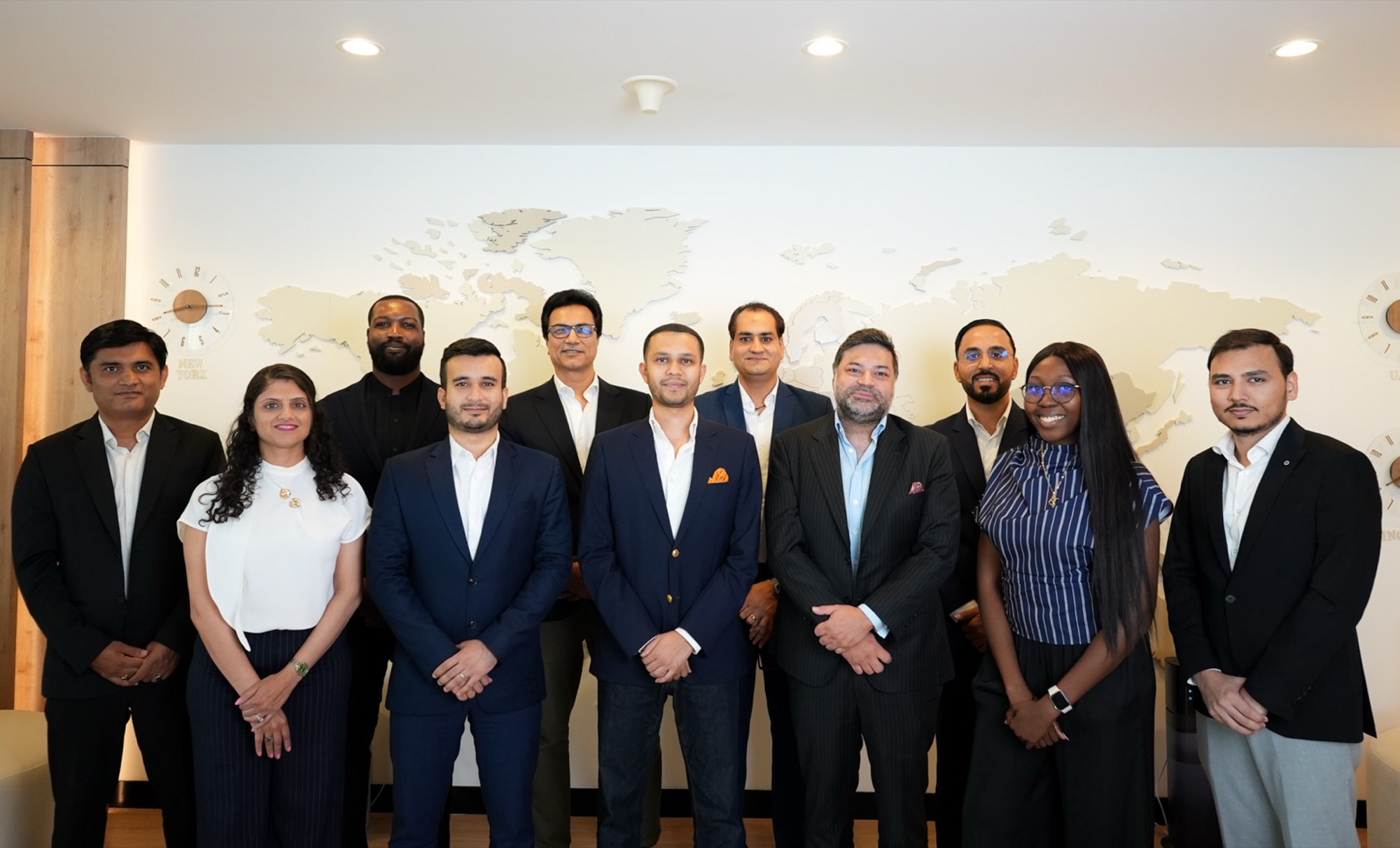 The MEA team in the Dubai office